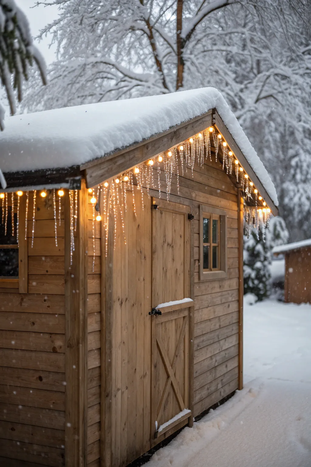 18+ Cozy Christmas Shed Ideas for Festive Makeovers