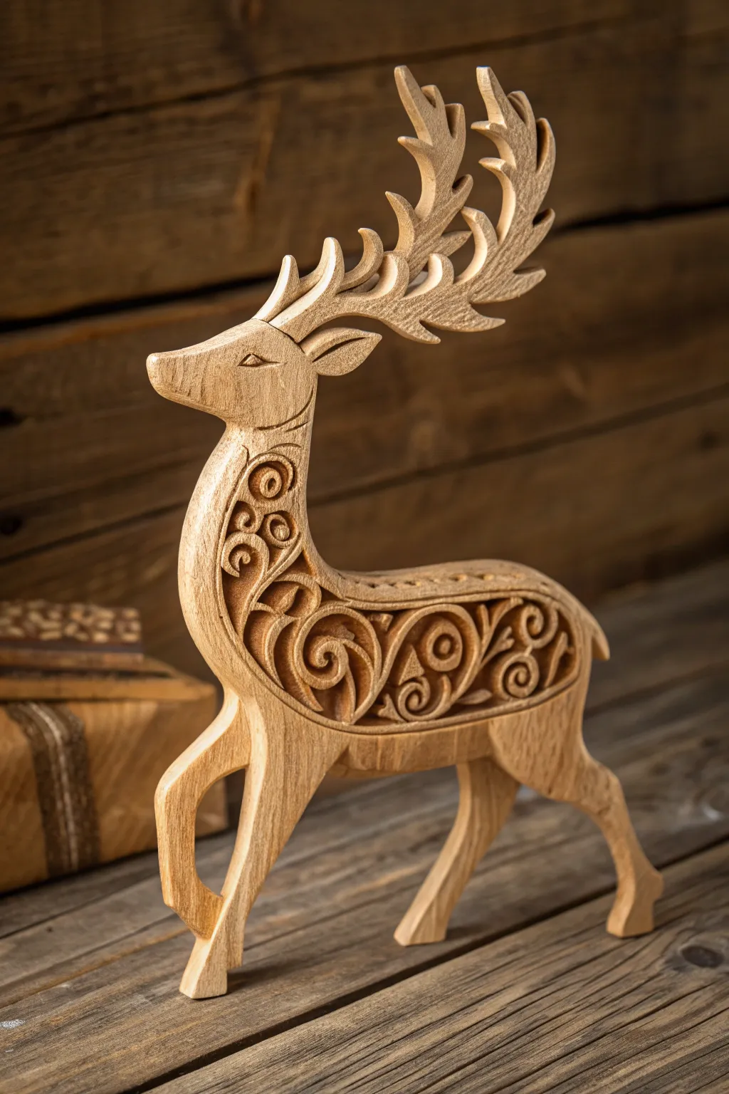 19+ Creative Christmas Wood Carving Ideas