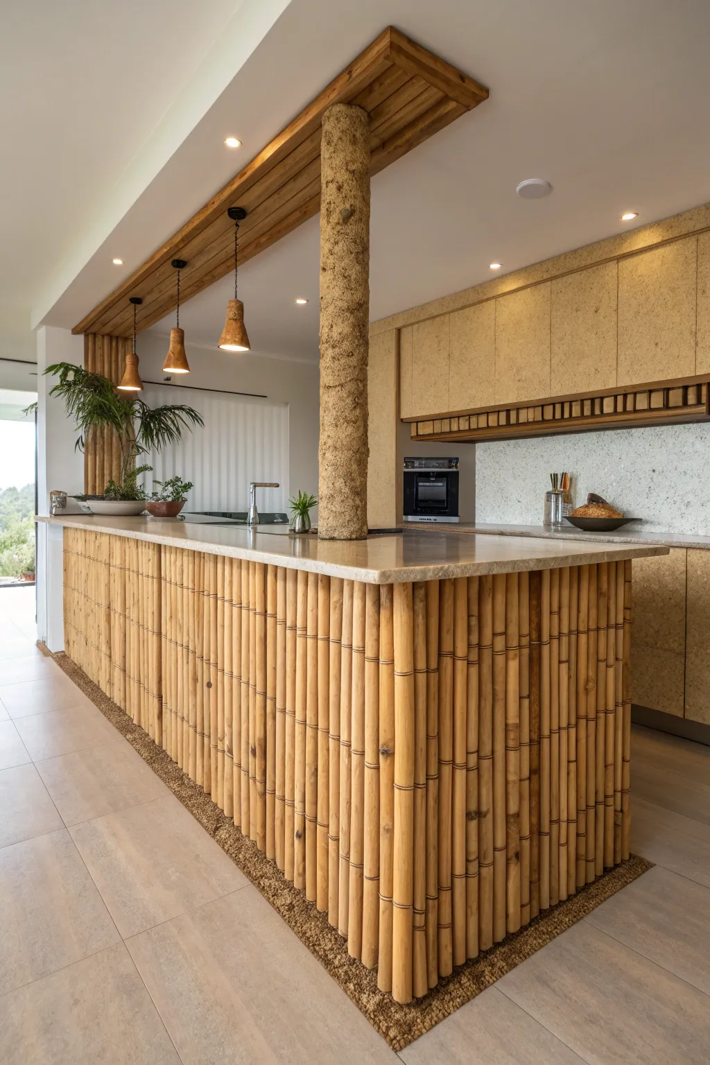 18+ Stylish Kitchen Island Ideas with Support Beams