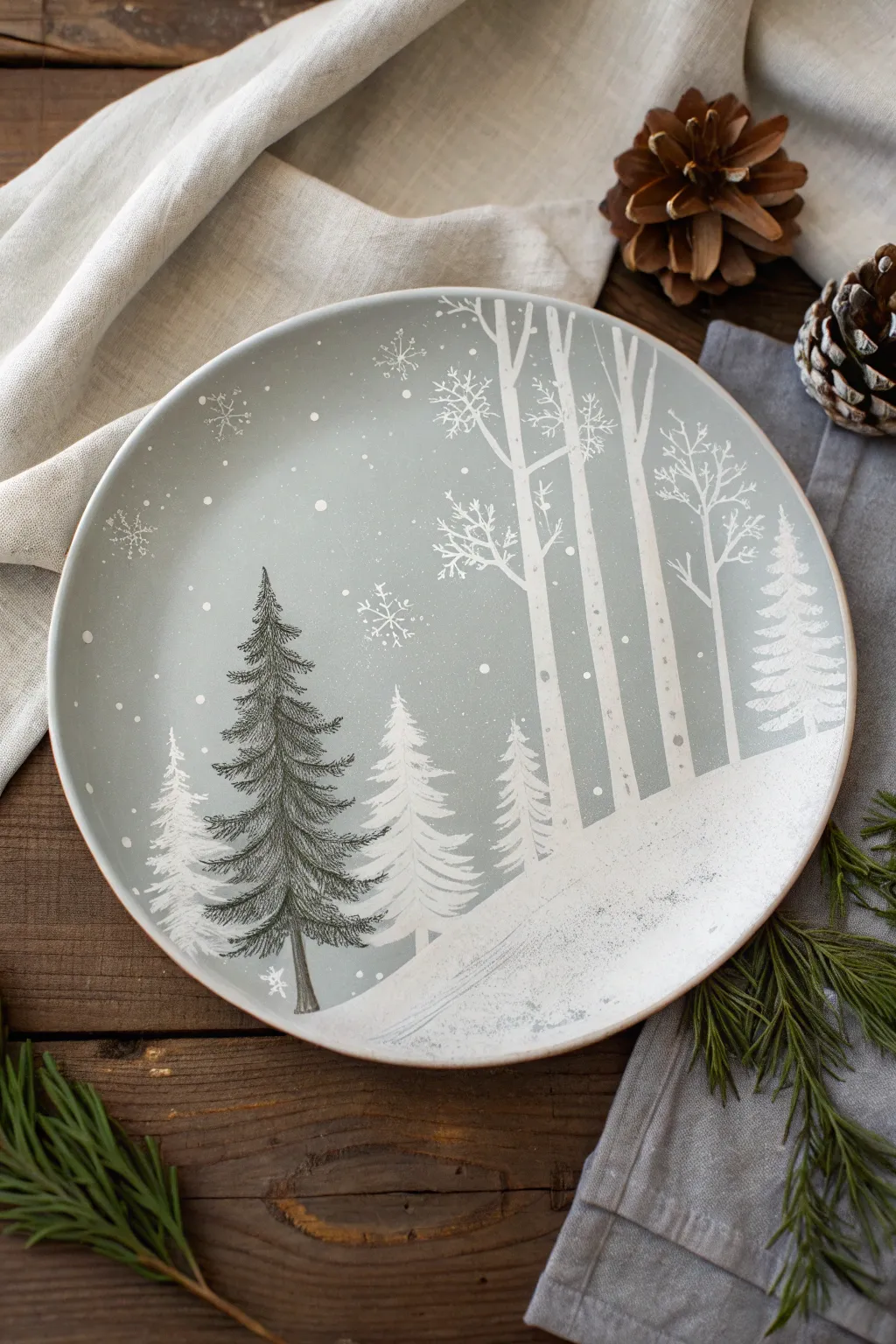 19+ Creative Christmas Plate Painting Ideas