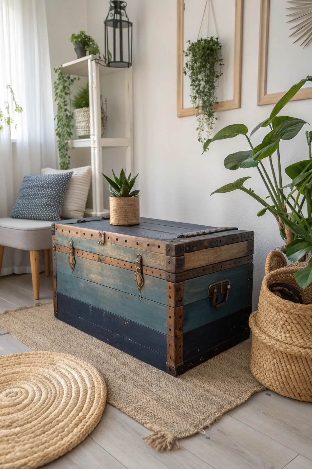 19+ Creative Old Trunk Paint Ideas for Your Home