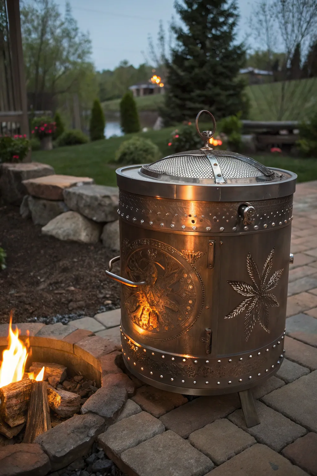 19+ Inspiring 55 Gallon Drum Fire Pit Ideas
