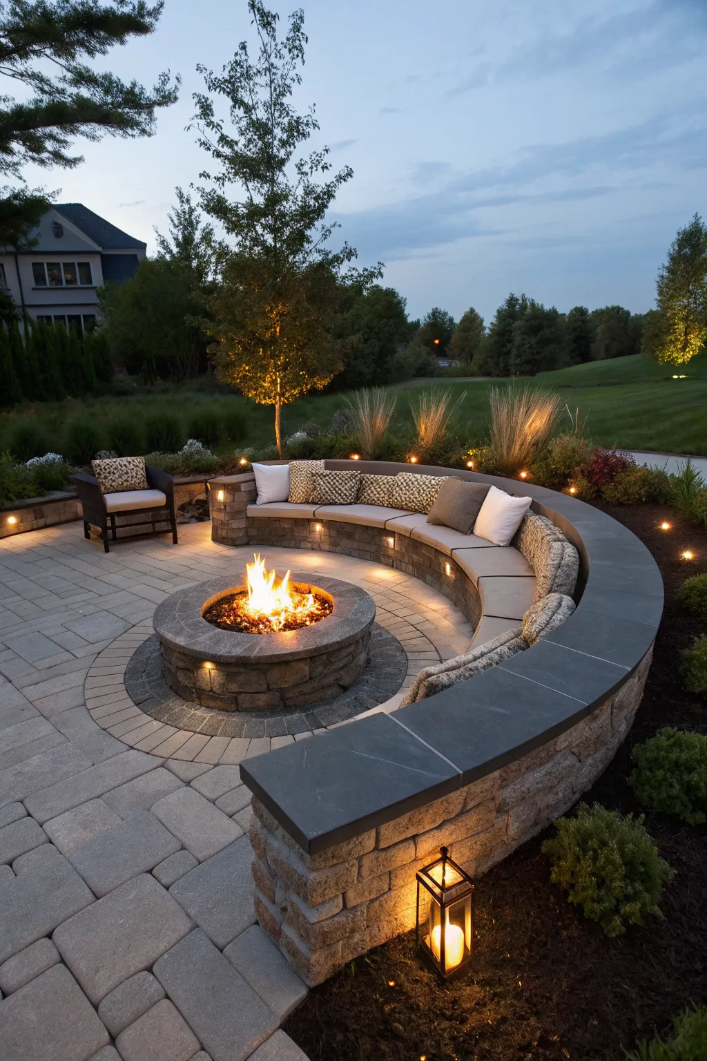 19+ Inspiring Front Yard Fire Pit Ideas