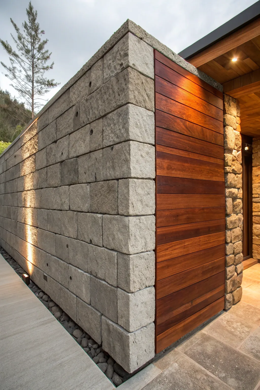 15+ Stylish Concrete Block Wall Design Ideas