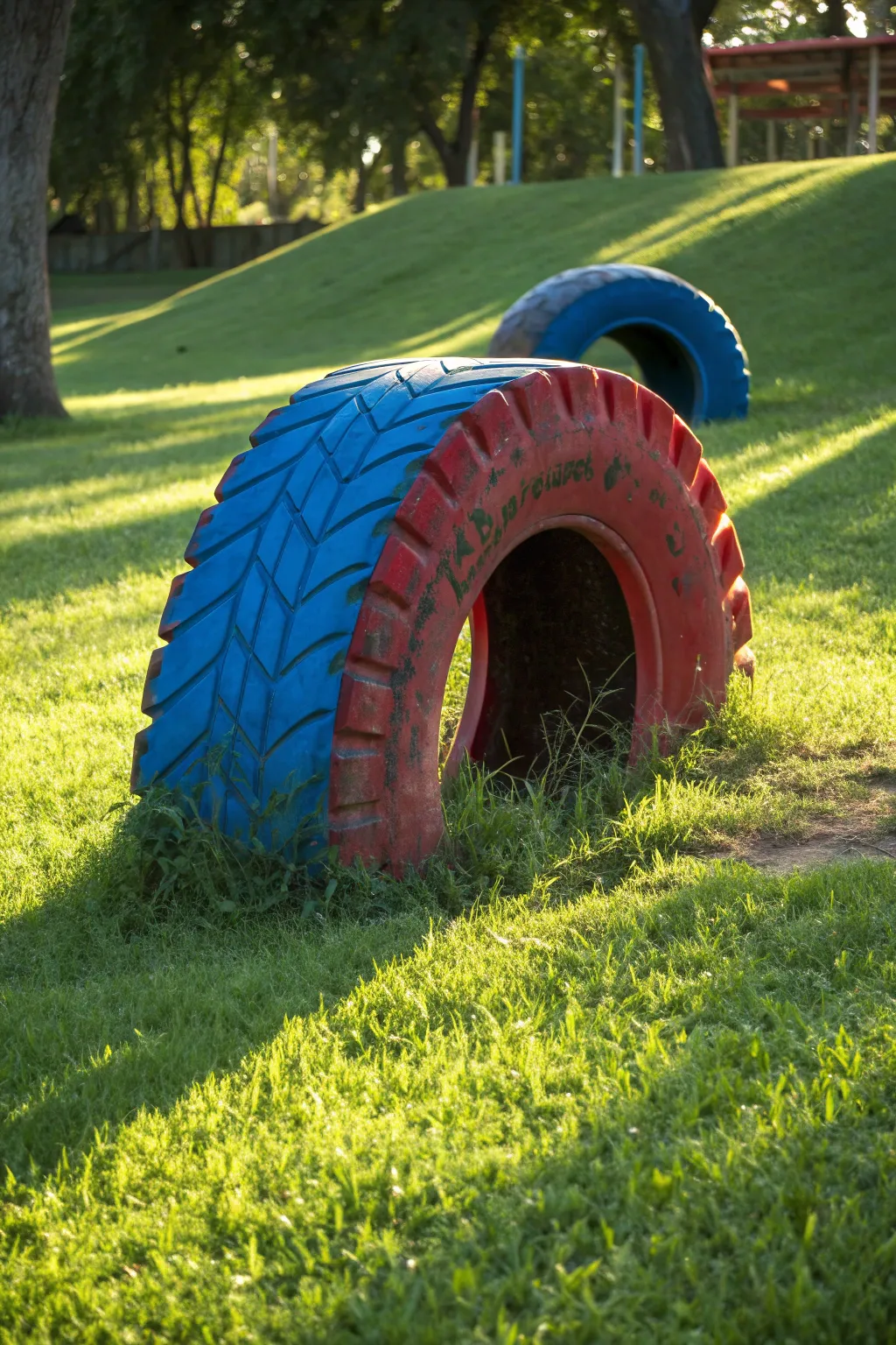 19+ Fun Tire Playground Ideas for Your Backyard