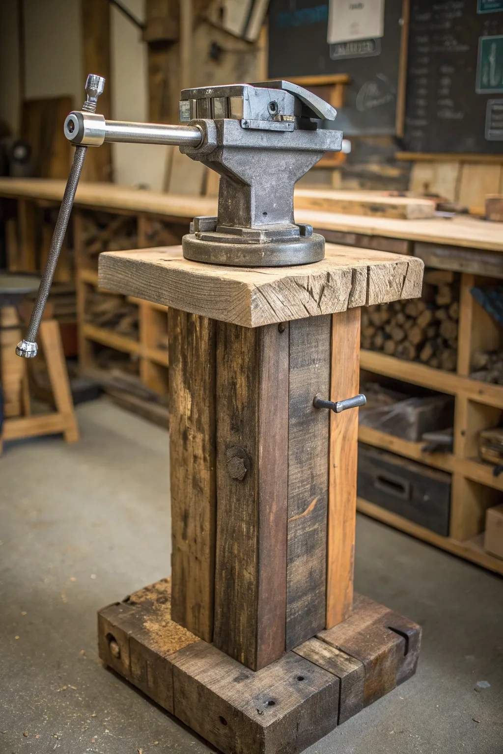 16+ Creative Bench Vise Mounting Ideas