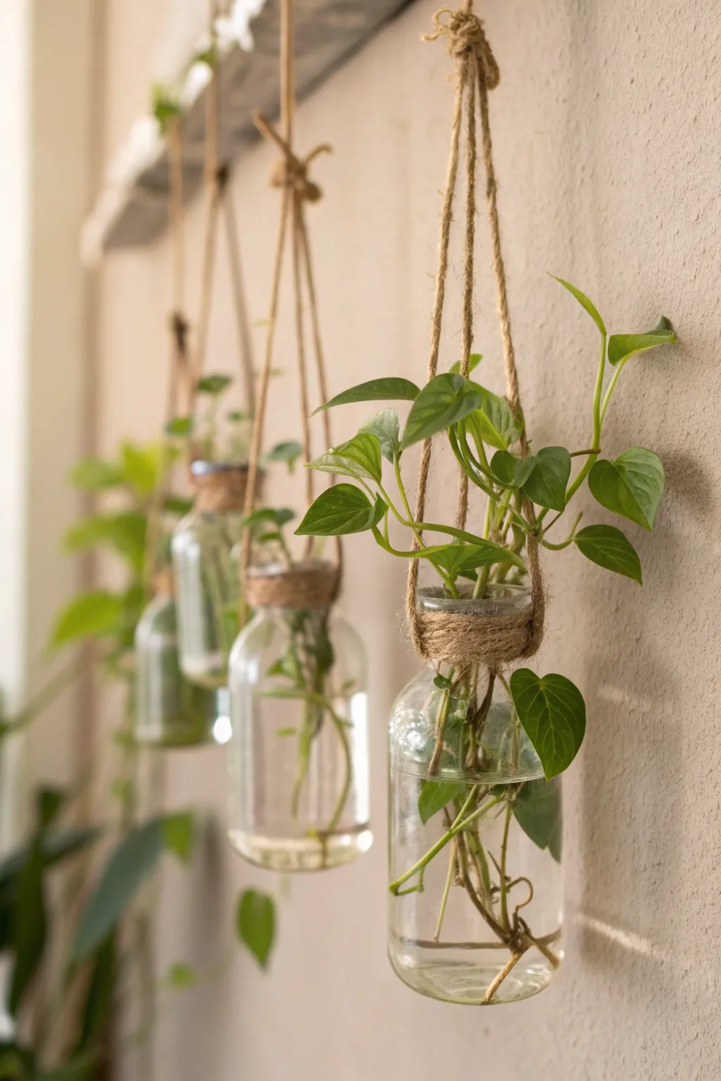 18+ Charming DIY Small Glass Bottle Crafts Ideas