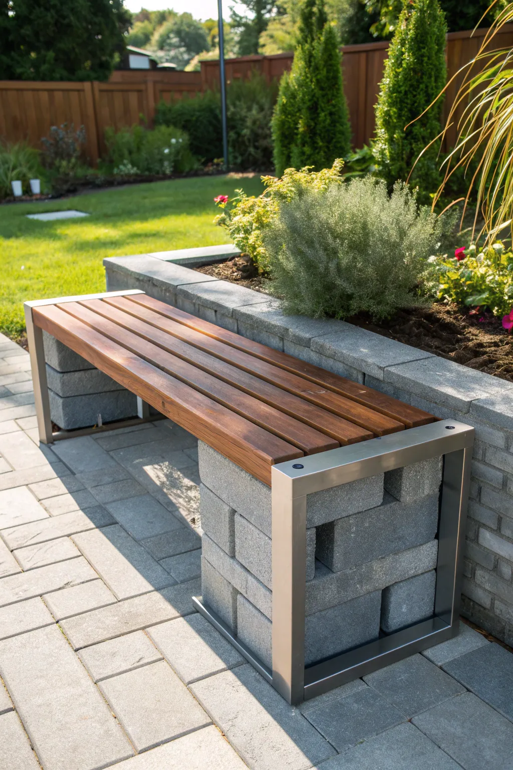 17+ Creative Cinder Block Bench Ideas
