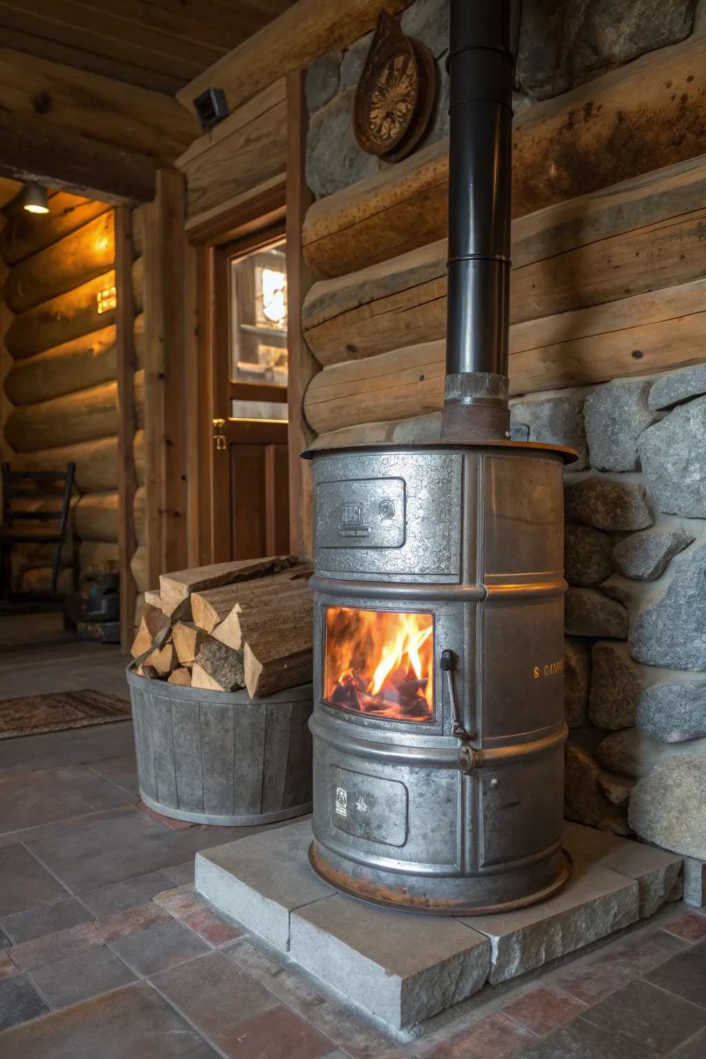 18+ Creative Barrel Stove Ideas for Cozy Spaces