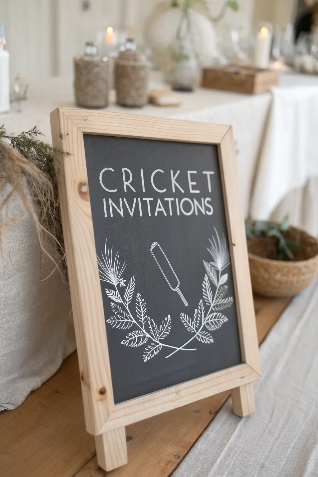 18+ Creative Cricket Chalkboard Ideas for Home
