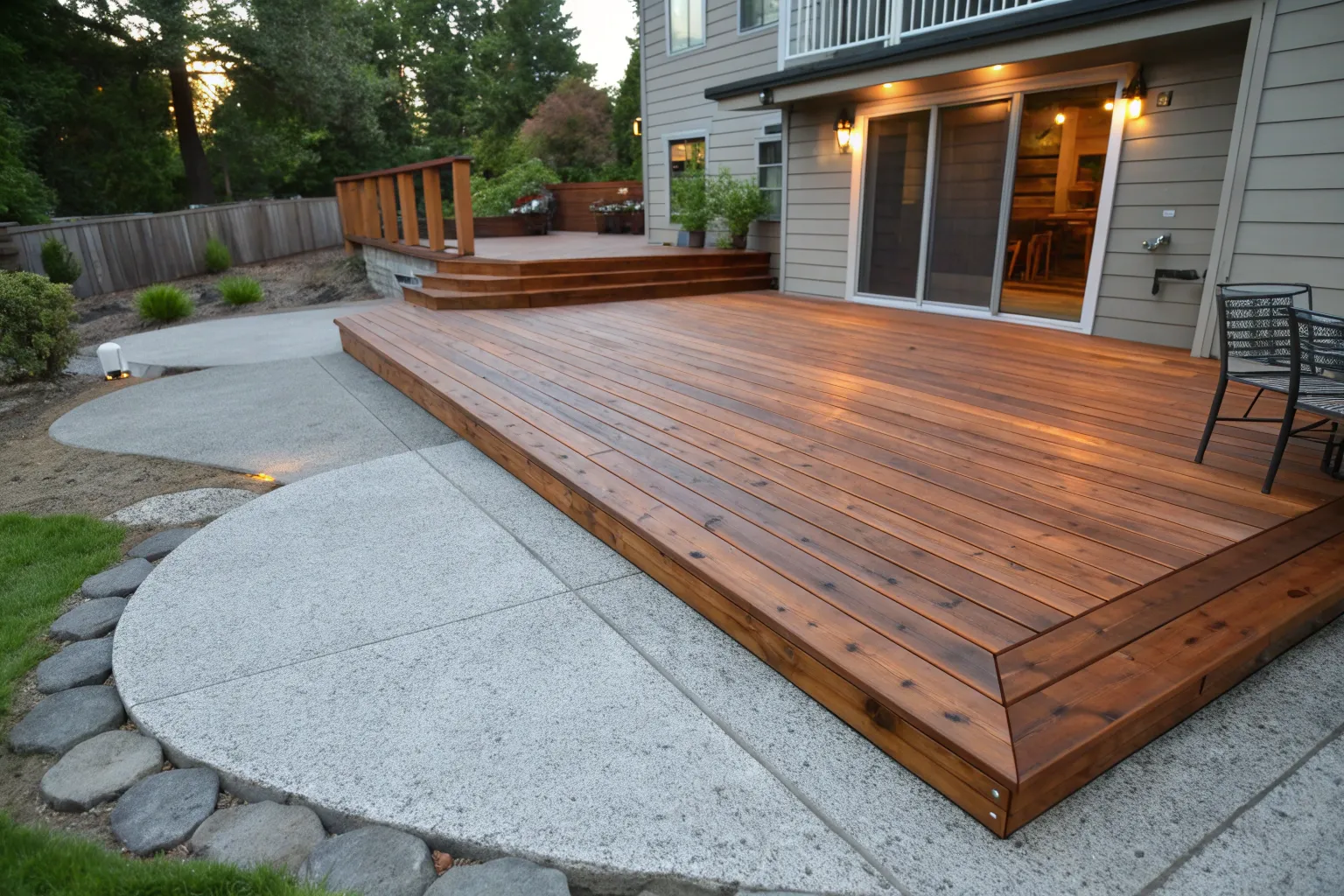13+ Stylish Outdoor Flooring Ideas Over Concrete